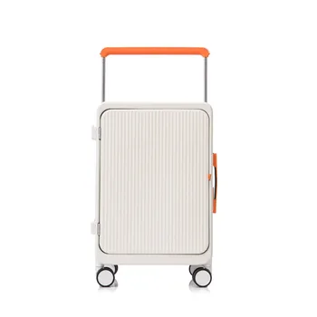 New Arrival PC Carry on Luggage Multi Functional Aluminum Frame TSA Trolley Bag Luggage