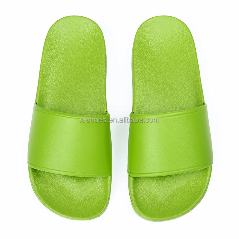 Custom Logo Green Slide Sandal,Slide 