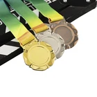Silver Factory Price Medals Engraved Metal Custom Gold Silver Bronze Military Medal With Ribbon