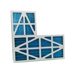 Pleated Filter Hepa Pre-filter Panel Cardboard Frame Pleated Type G4/merv8 Air Filter With Hepa 24x24x36