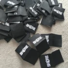 Design Brand Name Men And Women T-shirt Custom Design Brand Name Garment Centerfold Woven Label