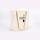 Bags Women Customized Logo Printed Recycle Plain Organic Cotton Canvas Tote Shopping Bags