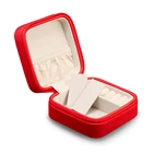 Jewelry PU Leather Body Jewel Organizer Velvet Necklace Box Jewelry Packaging Case