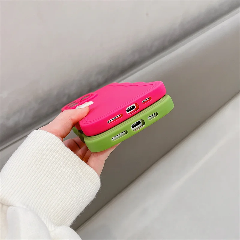 Shockproof Wave Soft Mobile Phone Case For iPhone 15 14 13 12 11 Pro Max Xs Xr Xs Max 7 8 Plus TPU Protection Back Cover