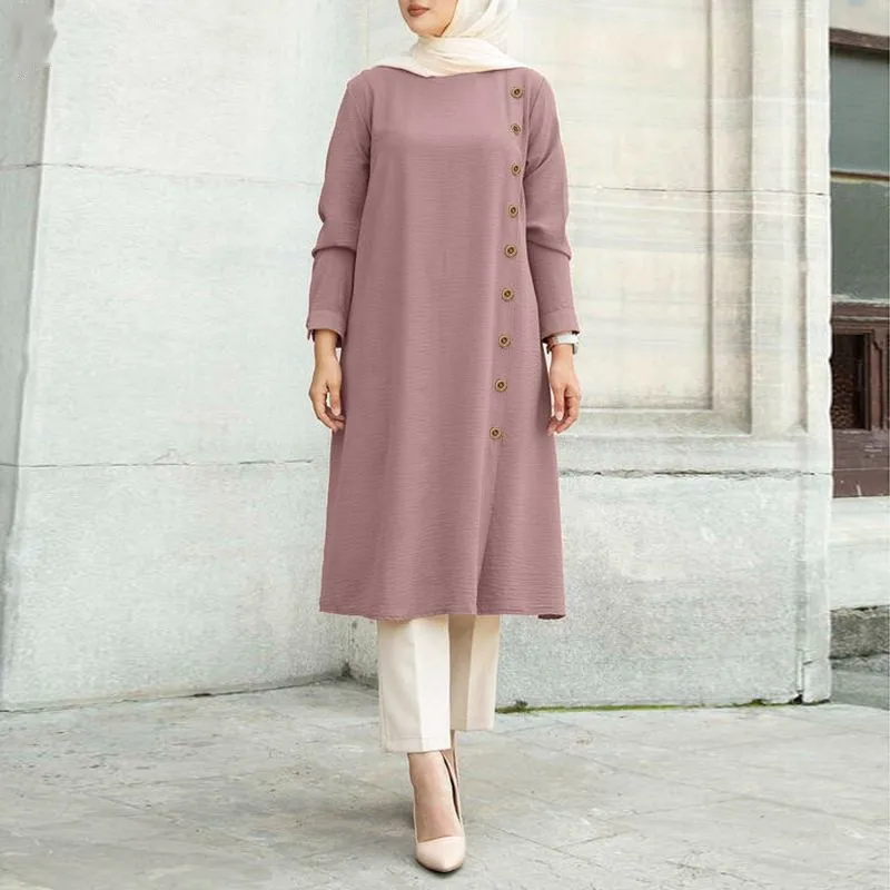 Ids Tunic Tops Muslim Clothes Casual 
