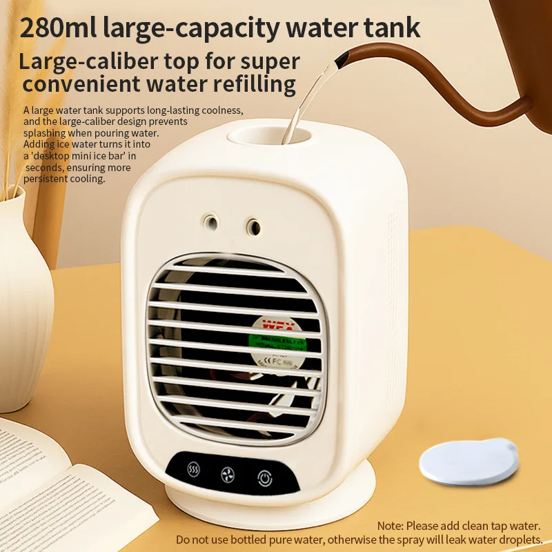 Mini Usb Air Cooler, Portable, ABS - detail 6