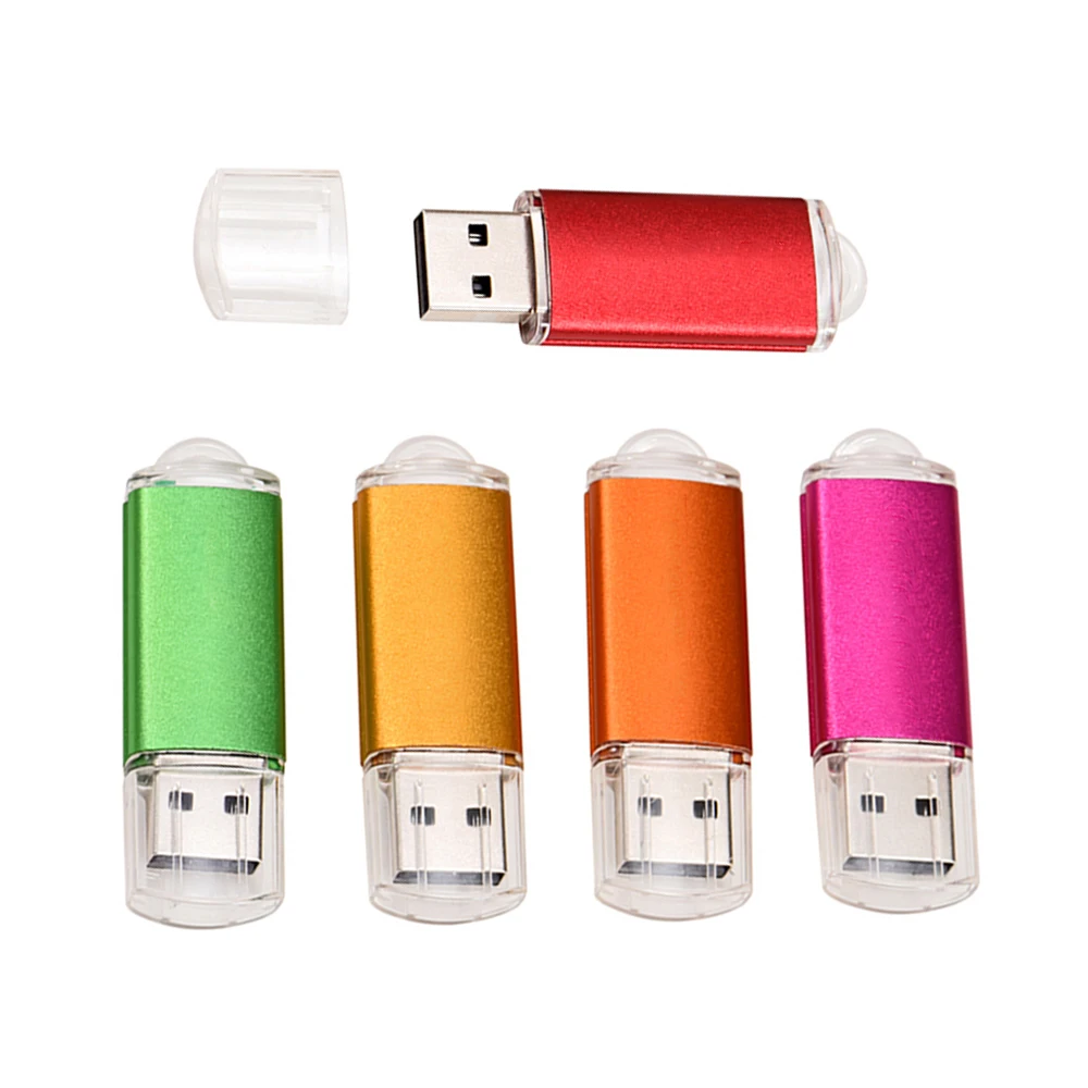 Color Painting Usb Stick Aluminium Usb Drive 8gb 16gb 32gb 64gb 128gb Available High Speed Key Ready To - Buy Usb Memory Key,Usb Flash Drive,Aluminium Usb Stick Product