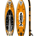 Bamboo Bamboo Paddle Board Wood Grain Inflatable Sup Bamboo Paddle Board All Round Board