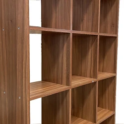 3 Tier Cube Bookshelf Storage Cabinet Wooden Bookcase, Multipurpose Bookcase Open Display Shelf Modern Bookcase Suitable for Li