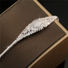Bridal Wedding Bridal Sets 2019 Newest Design Duabi Silver Jewelry Cubic Zirconia Wedding Jewelry Set Bridal