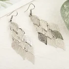 Earrings Customized New Design Fast Delivery Earrings Leaves Shaped Plating Earrings