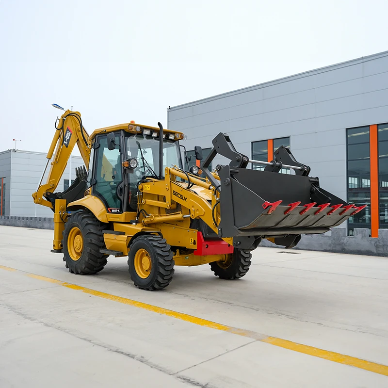 China New Backhoe Front Loader 4x4 4WD Mini Loader Backhoe Backhoe Excavator Loader for Sale