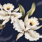 Fabric Shirt Cotton Shirt Fabric Kahn Stock Product 57/58" Wholesale Fabric Printed Poplin Cotton Fabric Floral Hawaii Shirt Fabric