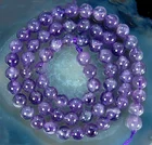 Purple Agate Purple Loose Beads 8mm Natural Purple Amethyst Round Agate Loose Beads