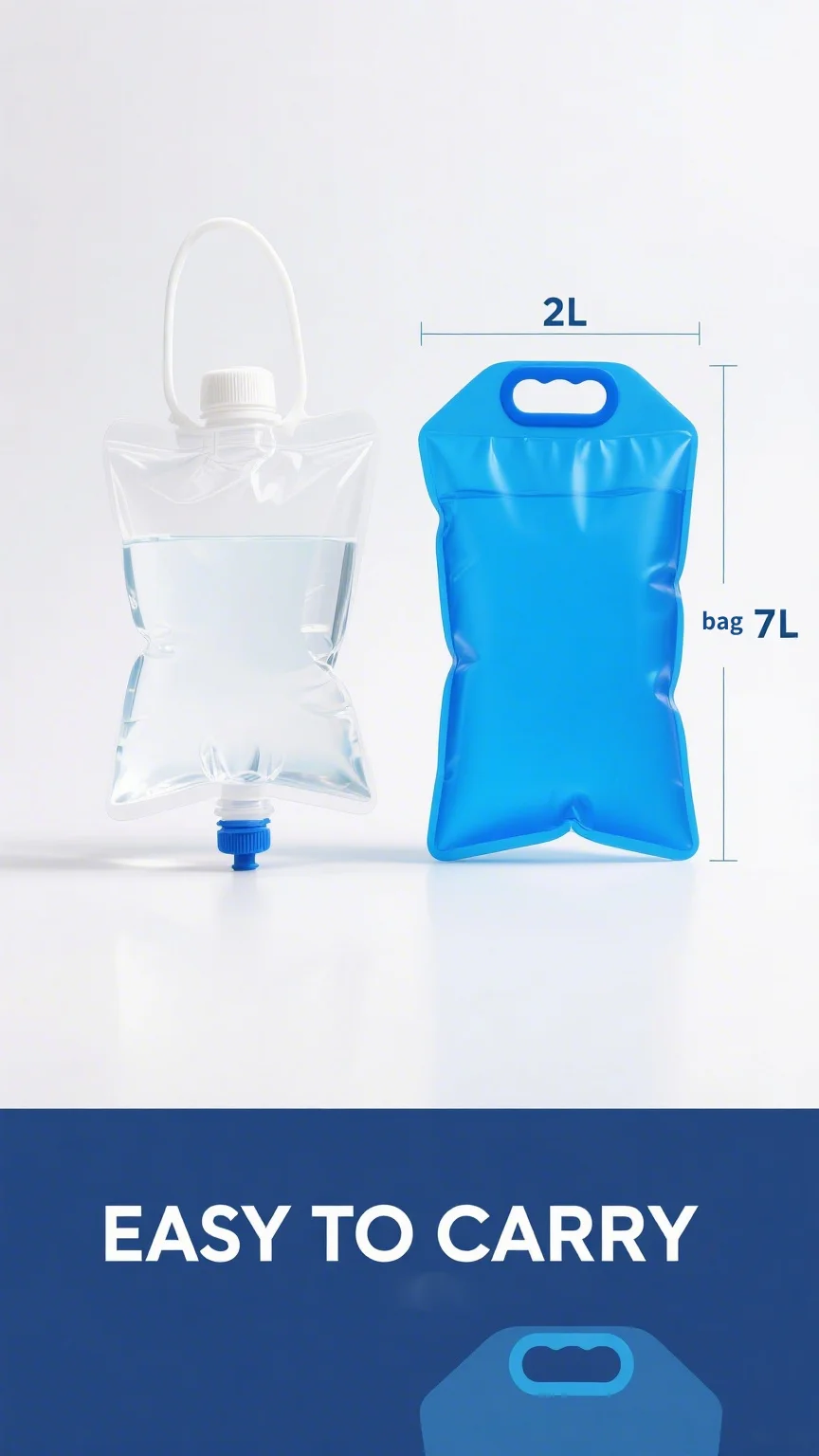 product customized reusable 5l 10l 15l plastic standing bag water bag foldable butterfly valve exhibition supermarket juice packaging-4