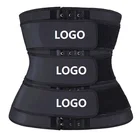 RH2107 3 Belt With Zipper Colombian Shaper Corset Body Shaper Neoprene Slim Women' Latex Waist Trainer