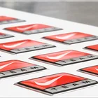 Sticker Company Logo Custom Vinyl Adhesive Waterproof PVC Dome Label Round Sticker With Company Logo