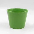 Flower Plant Office Used Green Glazed Ceramic Flower Pot For Plant