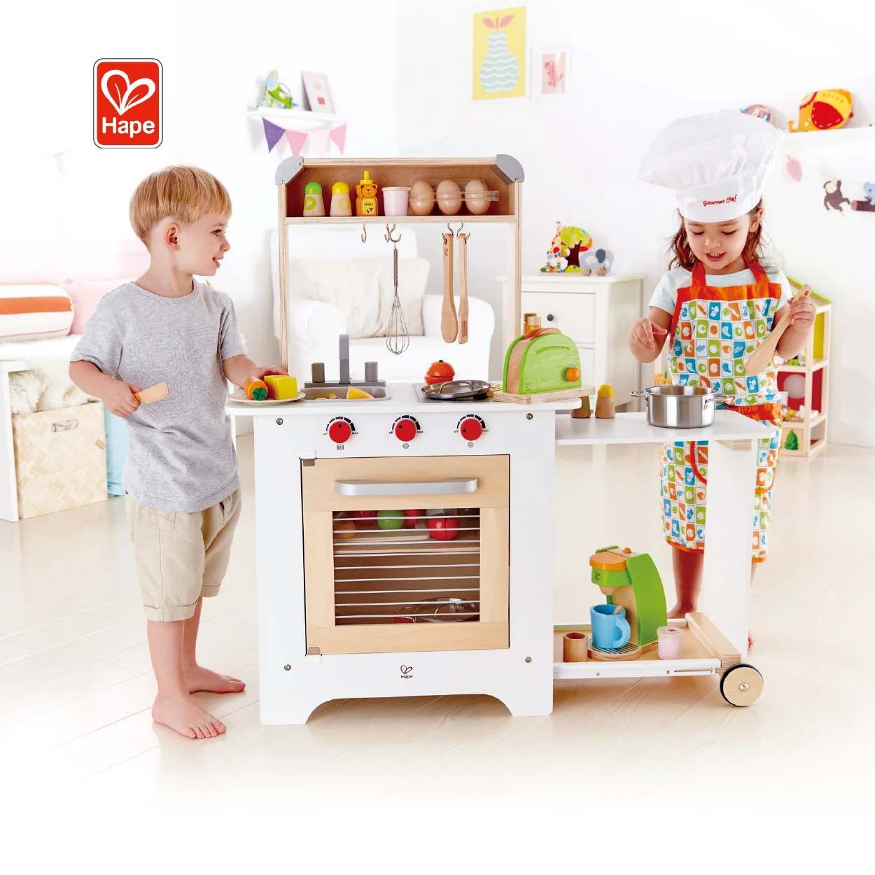 Toy Kitchen Play Set Kid Ultimate Large Toy Cooking Pretend Toddler Role Play 