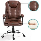 Chair Office Boss Swivel Chair Revolving Manager Pu Leather Executive Office Chair