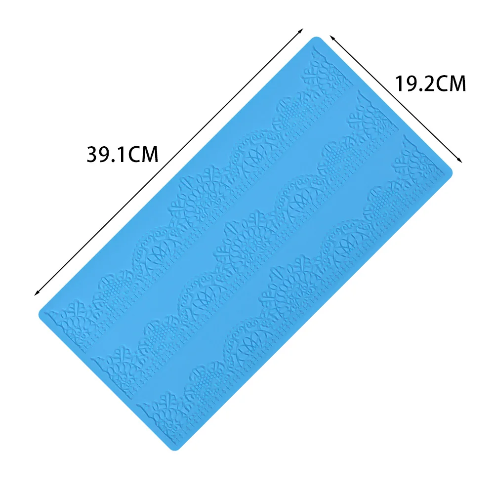 New Pattern Lace Pad Silicone Mold Silicone Mousse Cake Mold for Making Cakes Cake Tools Essential
