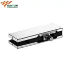 Door Fittings High Quality Hardware Products Stainless Steel Glass Door Patch Fittings Long Door Clamp