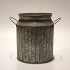 Vase Metal Vases Farmhouse Style Home Decorative Distress Metal Vase