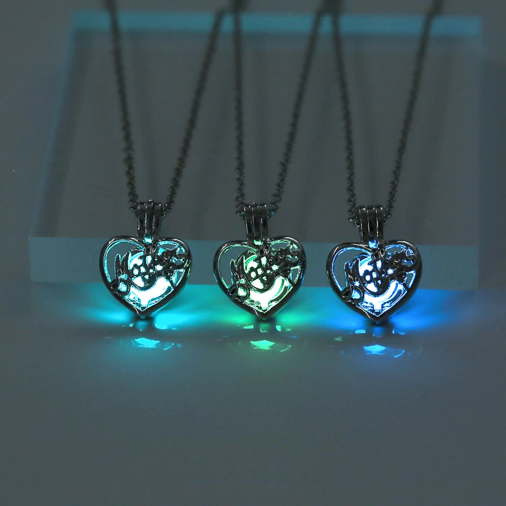 Dark Heart Pendant Mother Necklace 
