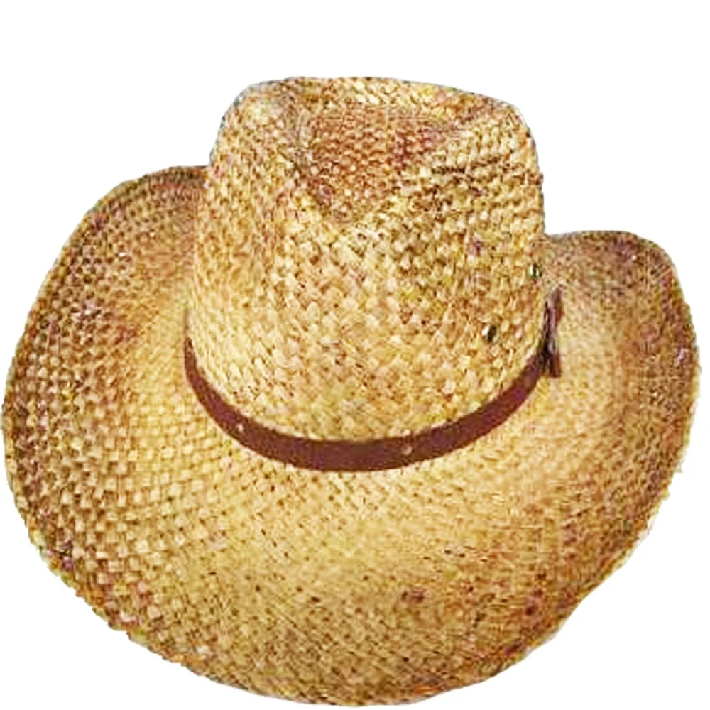 Fashion Straw Inflatable Cowboy Hat 
