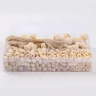 Wooden Bead Round Beads Professional Factory 16mm Wooden Bead Key Chains Natural Round Wood Beads