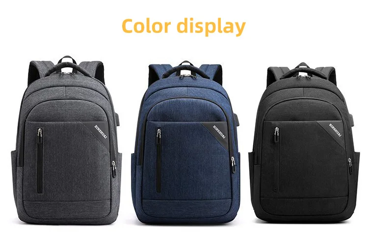 Wholesale Factory Custom Waterproof Laptop Backpack Men Business Casual Travel Usb Backpack Mochilas School Bags