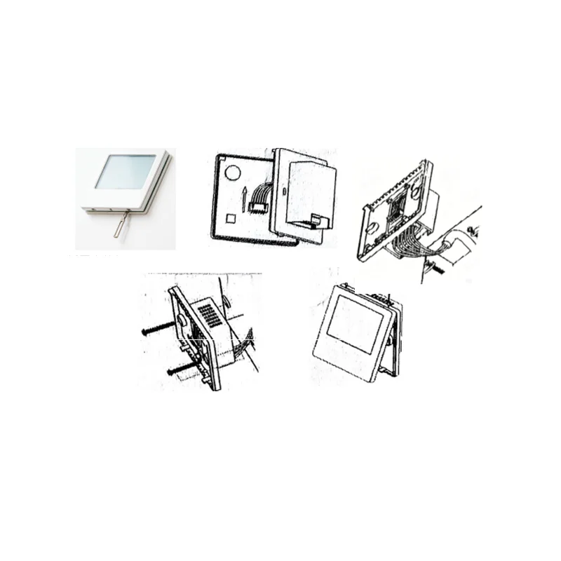 Touch Display Three-speed Fan, LCD, RS485 - detail 14