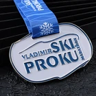 Manufacturer Award Medal Custom 3d Sports Marathon Silver Medal