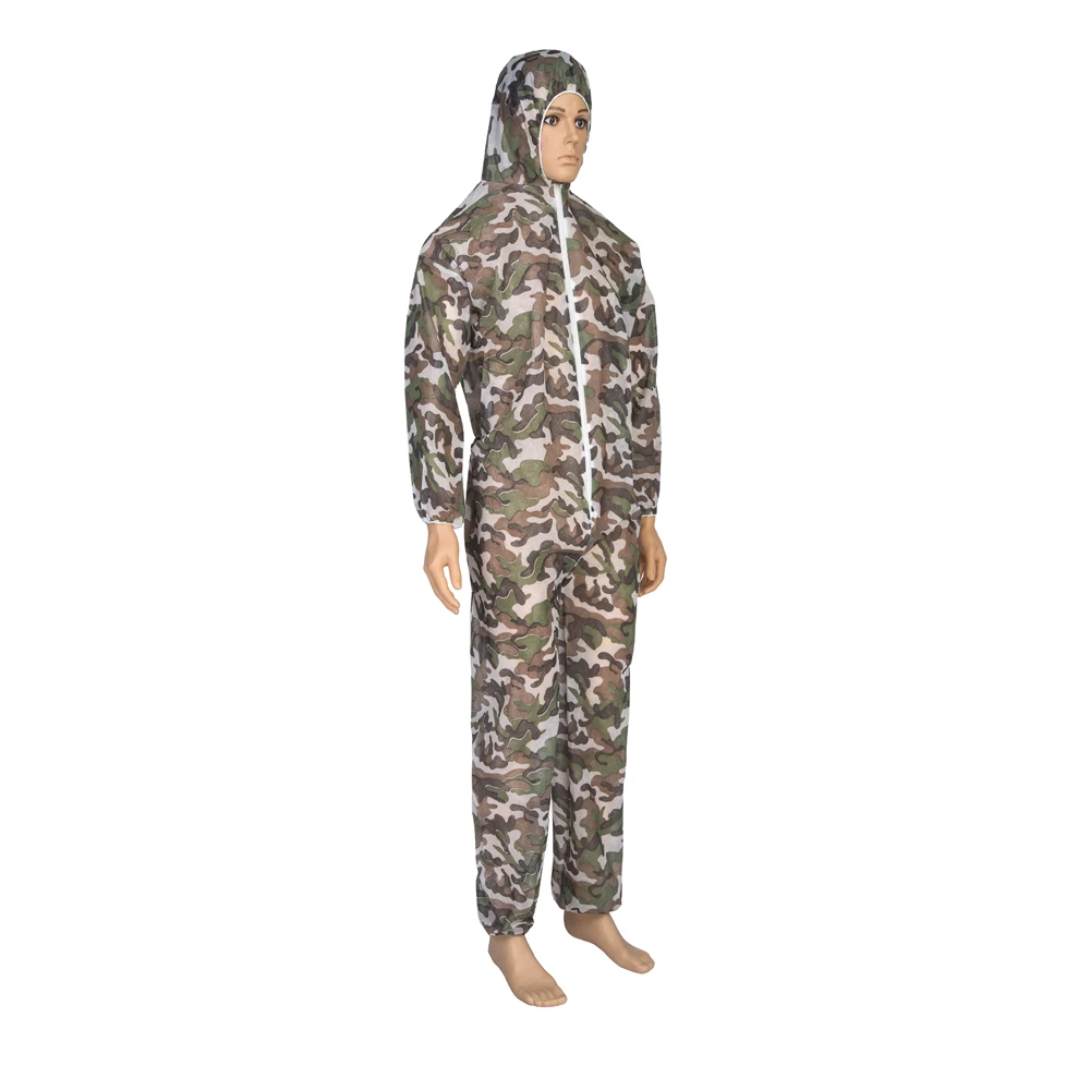 disposable camouflage coveralls