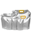 Spout Bags With Handle Attractive Price Different Design Stand Up Spout Pouch Bags Plastic Bags With Handle