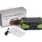 Radio Radio Solar Solar Powered Mp3 Player Survival Kit Flashlight Emergency Radio