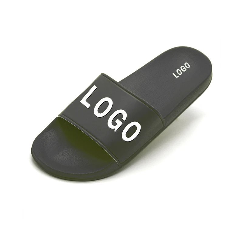 plain black sandals flat