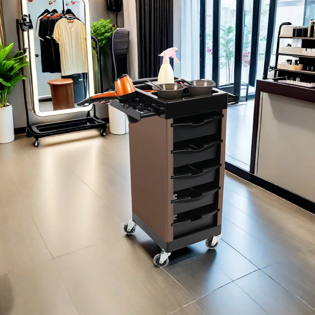 Factory wholesale trolley hair salon coffee salon storage trolley