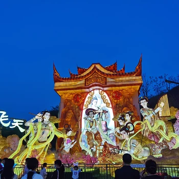 Shengshi flying mold lanterns, festival lanterns, Christmas carnival lanterns, scenic landscape projects