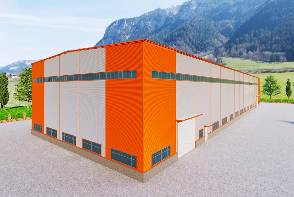 Custom Design Steel Building Structure Warehouse From China for Storage factory