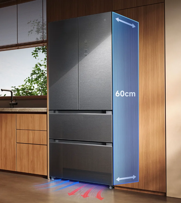 Mijia Refrigerator Pro Dual System French Door Built-in 508L