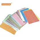 Color Round Stickers Round RTS Color Coding Label Round Writable Colorful Stickers Circle Adhesive Dots Labels