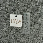Heart Tag Hot Selling With Black Cord Heart Shape Rubber Hang For Children Clothing Tag