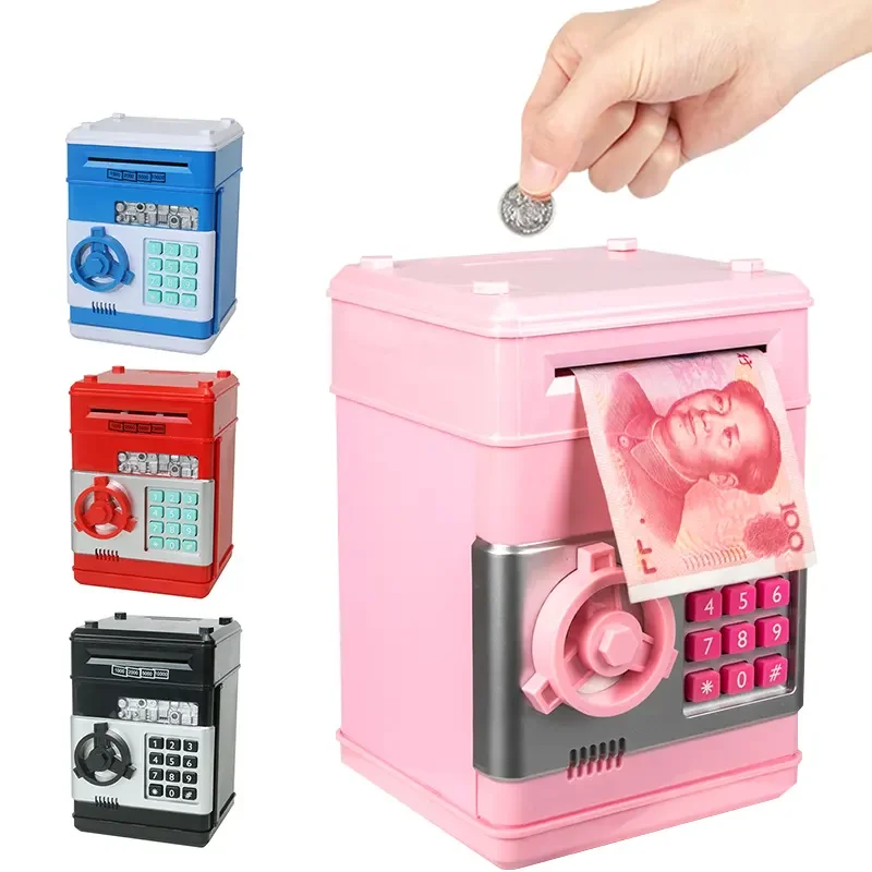 EPT Hot Electronic Piggy Bank Safe Money Box Children Digital Coins Cash Saving Safe Atm Piggy Bank
