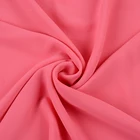 Woven Fabric Woven Fast Delivery Low Price Sustainable Woven Pure Plain Polyester Crepe Fabric For Garment