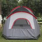 Tent Explosive Outdoor Family Camping Tent For 5-6 People With 2 Bedrooms And 1 Living Room