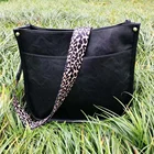 Purse Personalized Monogram PU Leopard Straps Crossbody Bag Purse