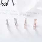 Hoop Earrings Earrings 925 Hoop Earrings 925 Silver Handmade Crystal Platinum Small Hoop Earrings