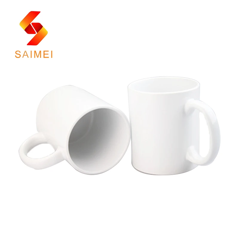 Zibo Factory Wholesale 11oz  Sublimation Blanks hight white Ceramic Coffee Mug Supplier  customize Sublimation Mugs