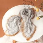 Square Scarves Women New Styles Thin Small Square Silk Scarves For Women Plaid Silk Scarves